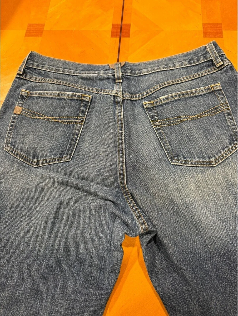 Ariat Jeans Men’s 35x34 Straight Leg Loop Lock Western Denim